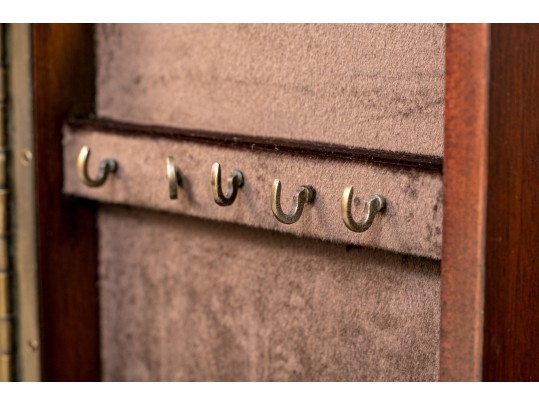 A Contemporary Traditional Mahogany Jewelry Cabinet