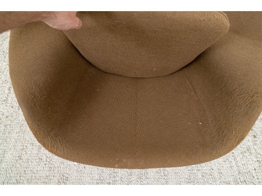 A Knoll International Inc Womb Chair With Ottoman