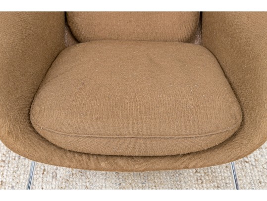 A Knoll International Inc Womb Chair With Ottoman