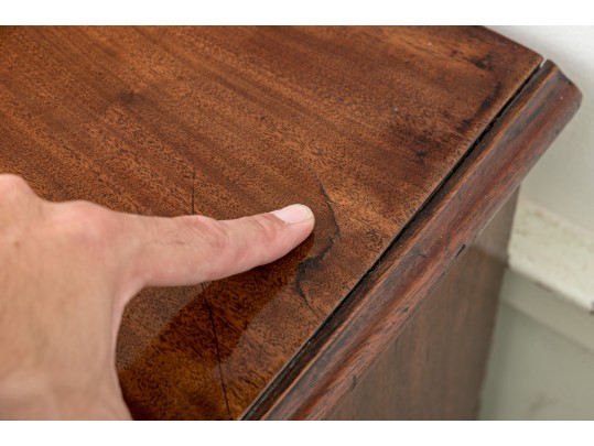 A George III Mahogany Serpentine Dresser