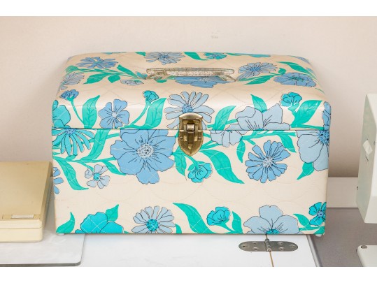 Sewing Room: Sewing Cabinets, Mirror And Bernina 930