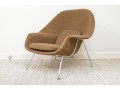 A Knoll International Inc Womb Chair With Ottoman