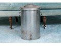 Vintage Stainless Steel Industrial Quality Waste Pail