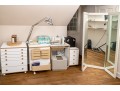 Sewing Room: Sewing Cabinets, Mirror And Bernina 930