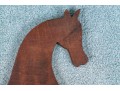 A 19th Century American Cherrywood Folk Art Hippocampi