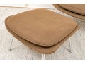 A Knoll International Inc Womb Chair With Ottoman