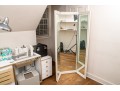 Sewing Room: Sewing Cabinets, Mirror And Bernina 930