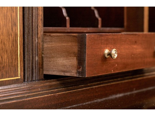 A 20th Century Semi Antique American Federal Style Ladies Writing Desk