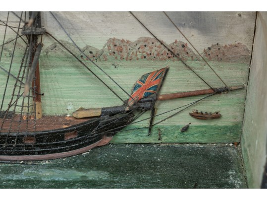 19th Century English Ship Diorama