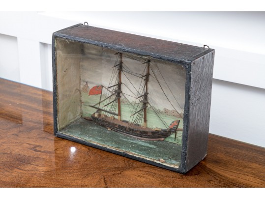 19th Century English Ship Diorama