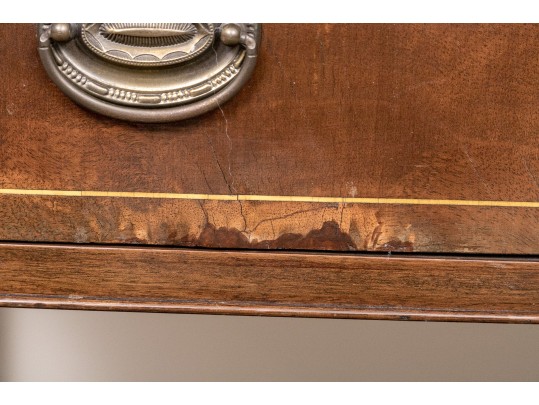 A 20th Century Semi Antique American Federal Style Ladies Writing Desk