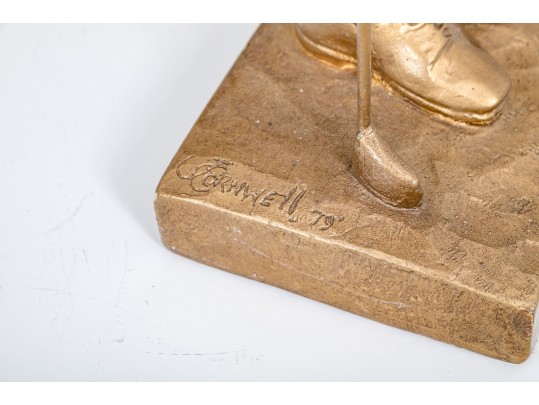 Two Mid 20th Century Vintage Plaster Sculptures