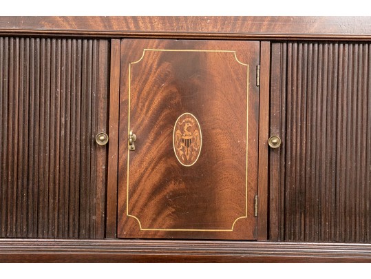 A 20th Century Semi Antique American Federal Style Ladies Writing Desk