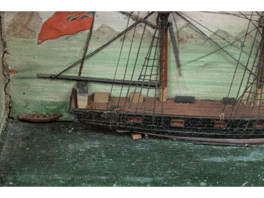 19th Century English Ship Diorama