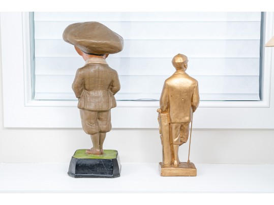 Two Mid 20th Century Vintage Plaster Sculptures