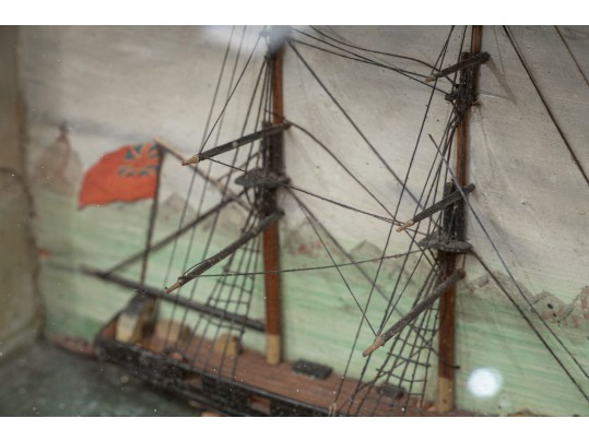 19th Century English Ship Diorama