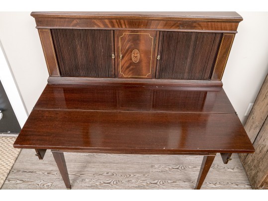 A 20th Century Semi Antique American Federal Style Ladies Writing Desk