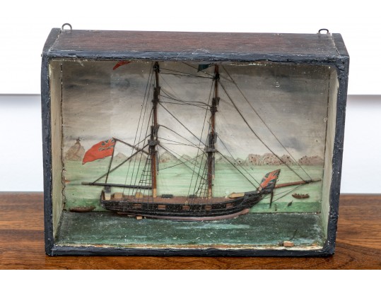 19th Century English Ship Diorama