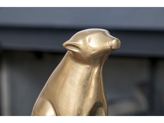 Pair Of Wall Street Bull And Bear Figural Bookends