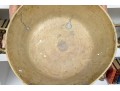 Antique Continental Solid Brass Cooking Pan