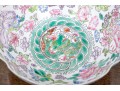 Fine Chinese Famille Rose Egg Shell Porcelain Scalloped Bowl