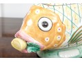 A Contemporary Hand Painted Ceramic Italian Lidded Fish Tureen