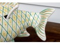 A Contemporary Hand Painted Ceramic Italian Lidded Fish Tureen