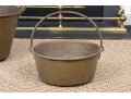 Two 19th Century American Brass Cooking Pots