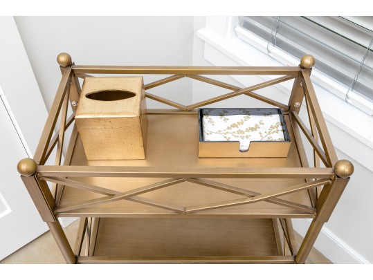 Brass Finished Bathroom Set