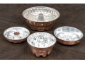 Collection Of Four French Copper Cake Moulds