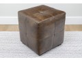 Pottery Barn Leather Upholstered Stool