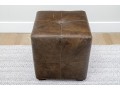 Pottery Barn Leather Upholstered Stool