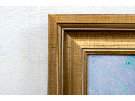 Victoria Montesinos (Mexico, B.1944) Oil On Panel, Red Floral 