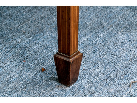 Georgian Style Mahogany Veneered Sideboard With Brass Gallery