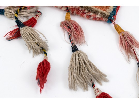 Lot Of 3 Hand Knotted Wool Carpet Handbags