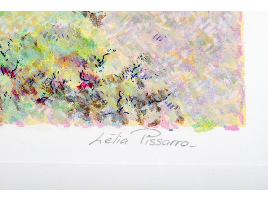 Lelia Pissarro (France, B.1963) Signed Serigraph, 