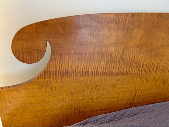 Fabulous Leonard's King Size Maple Poster Bed Frame, $9,500 Retail