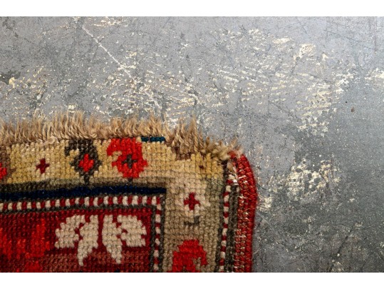 Vibrant Kazak Hand Knotted Wool Runner Rug, 95