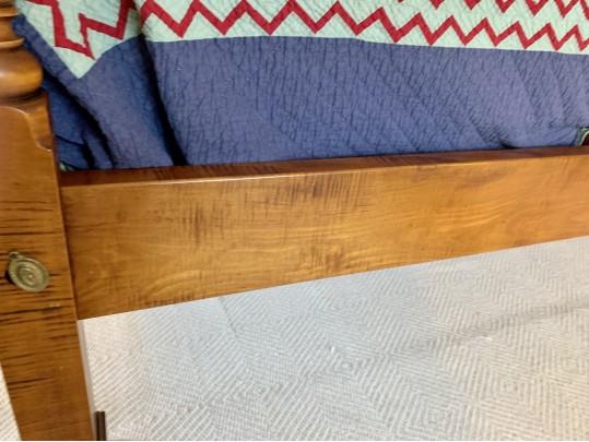 Fabulous Leonard's King Size Maple Poster Bed Frame, $9,500 Retail