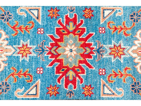 Hand Knotted Wool Carpet Runner - 25 1/2