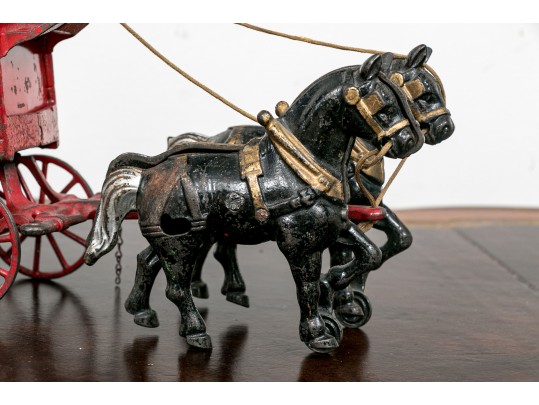 Semi Antique Paint Finished Cast Iron 