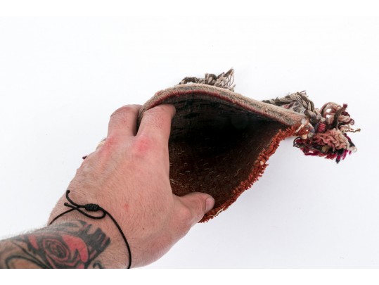 Lot Of 3 Hand Knotted Wool Carpet Handbags