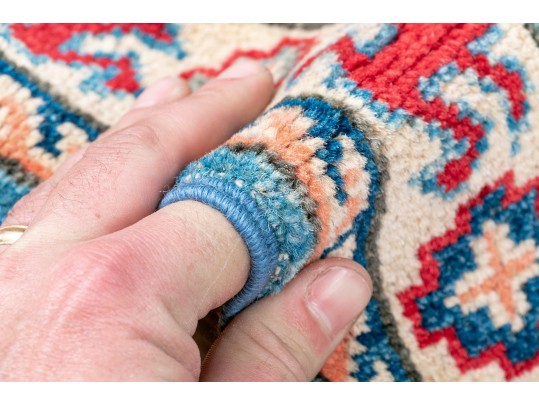 Hand Knotted Wool Carpet Runner - 25 1/2