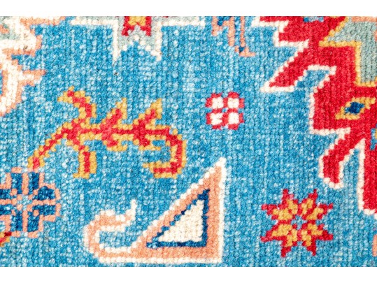 Hand Knotted Wool Carpet Runner - 25 1/2