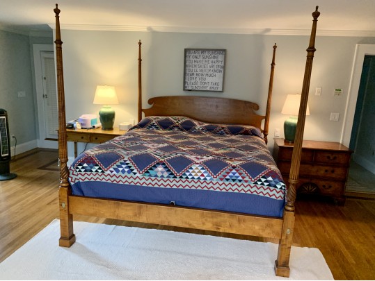 Fabulous Leonard's King Size Maple Poster Bed Frame, $9,500 Retail