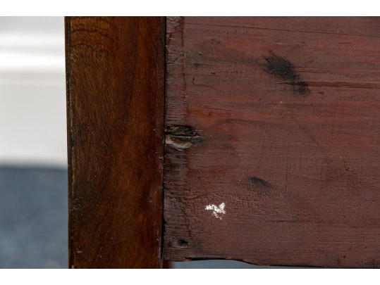 Georgian Style Mahogany Veneered Sideboard With Brass Gallery