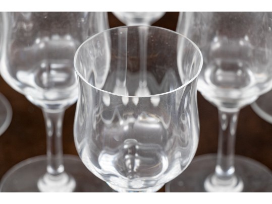 12 French Baccarat Crystal Goblets