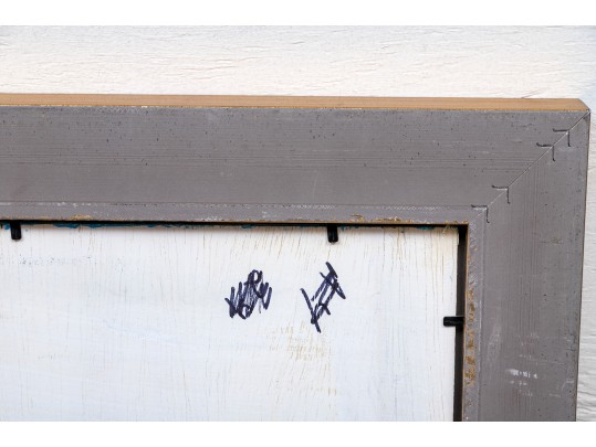 Victoria Montesinos (Mexico, B.1944) Oil On Panel, Red Floral 