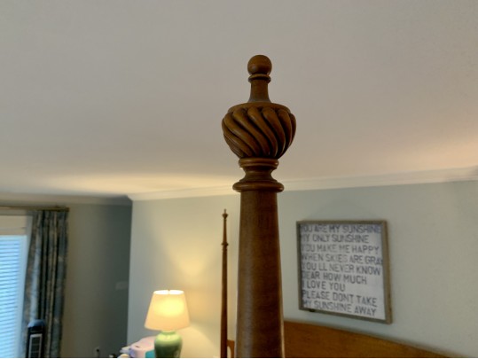 Fabulous Leonard's King Size Maple Poster Bed Frame, $9,500 Retail