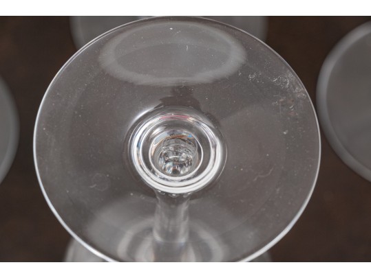 12 French Baccarat Crystal Goblets